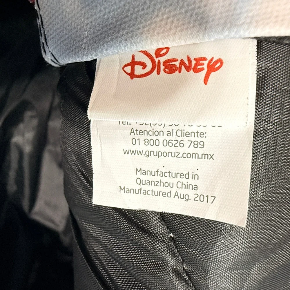 Disney Unisex Mickey Mouse 3D Ears Backpack OS Red Black‎ Grey Canvas Travel